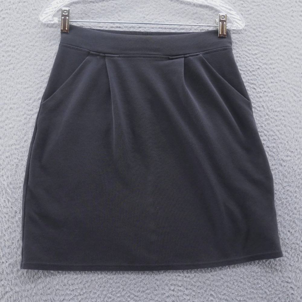 Patagonia Kamala Skirt Womens XS Black Organic Cotton Tencel Mini‎